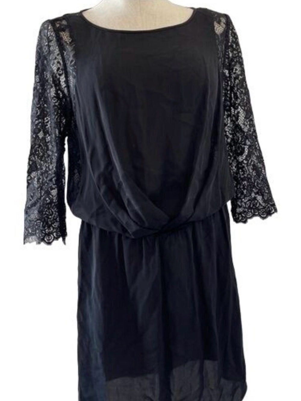 Black Silk Dress By Malene Birger - Size EU 36